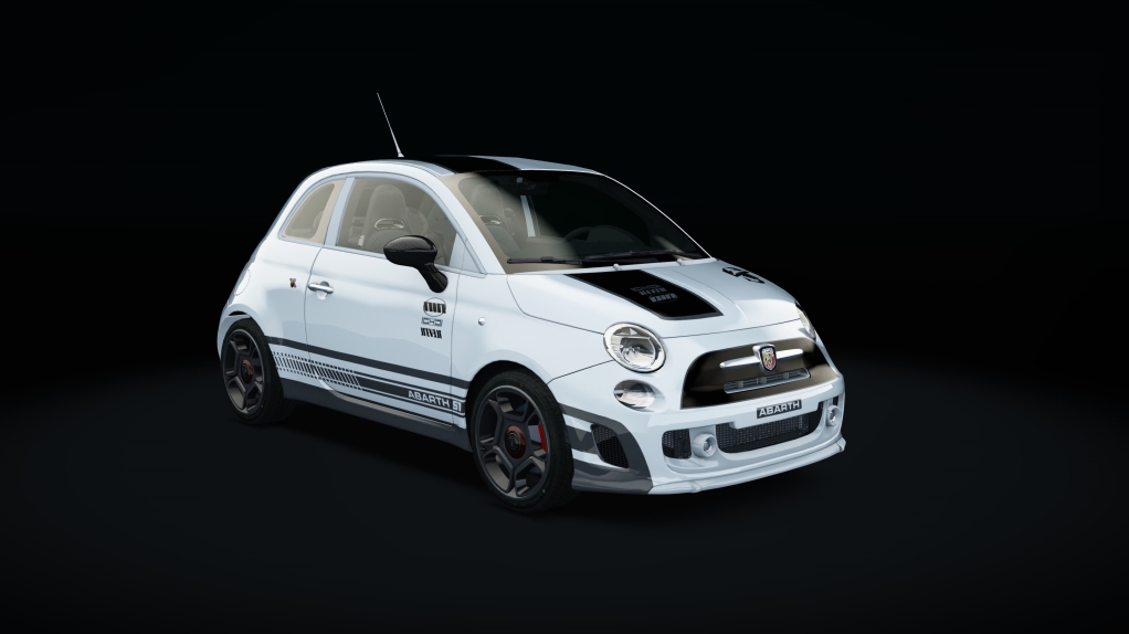 Abarth 500 EsseEsse Step1, skin white_grey