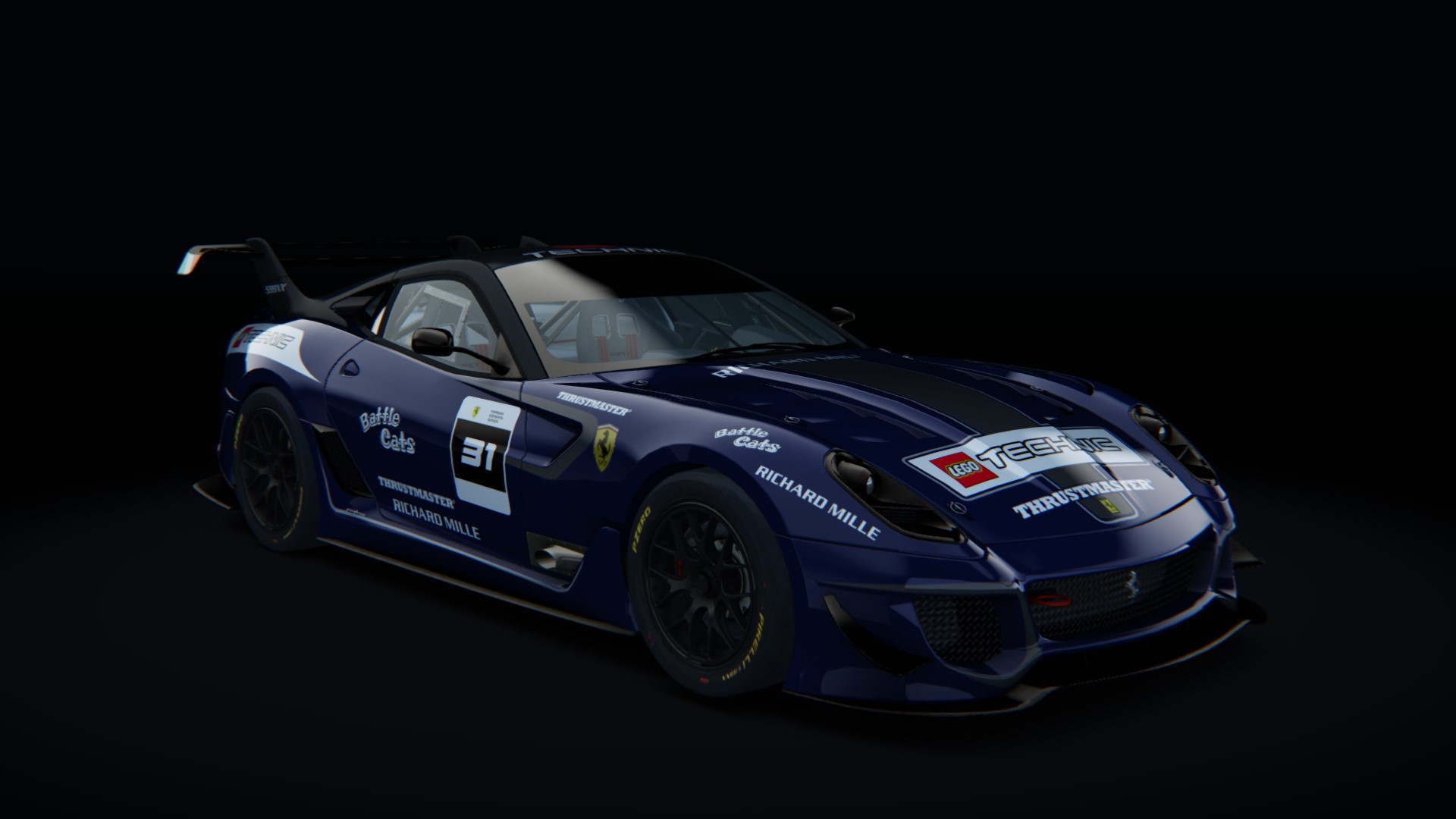 Ferrari 599XX EVO, skin fes_2021_31_blue