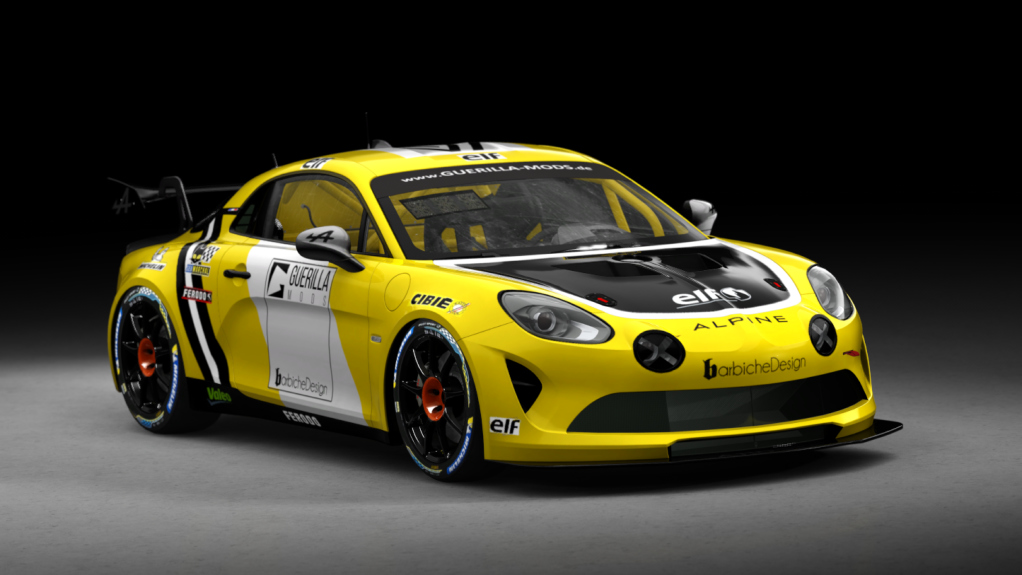 Alpine A110 GT4, skin Berlinette02