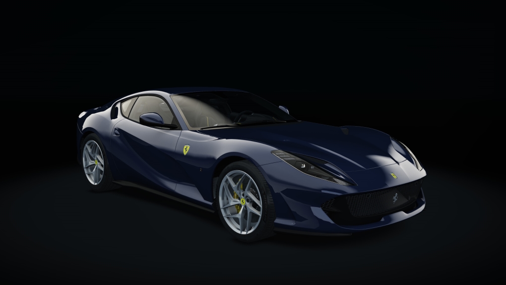 Ferrari 812 Superfast, skin 21_blu_scozia