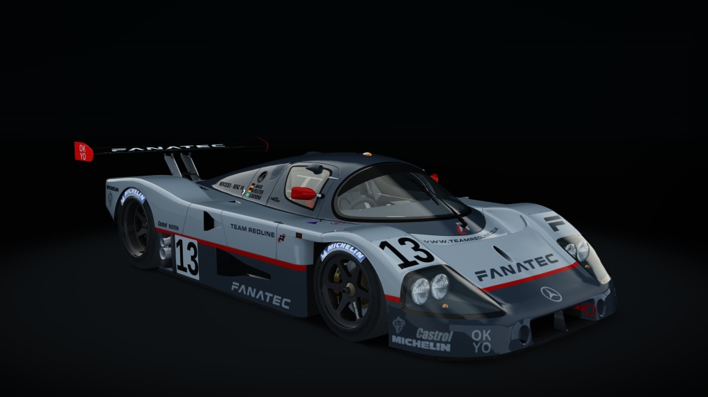 Mercedes-Benz C9 1989 LM, skin 06_team_redline_classic