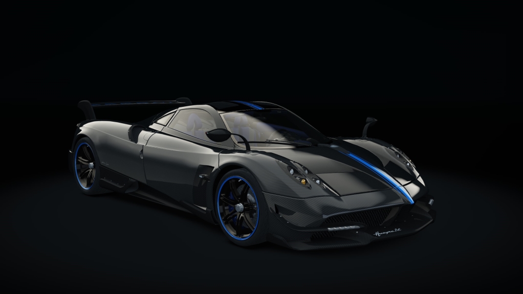 Pagani Huayra BC, skin carbon_carbon_blue