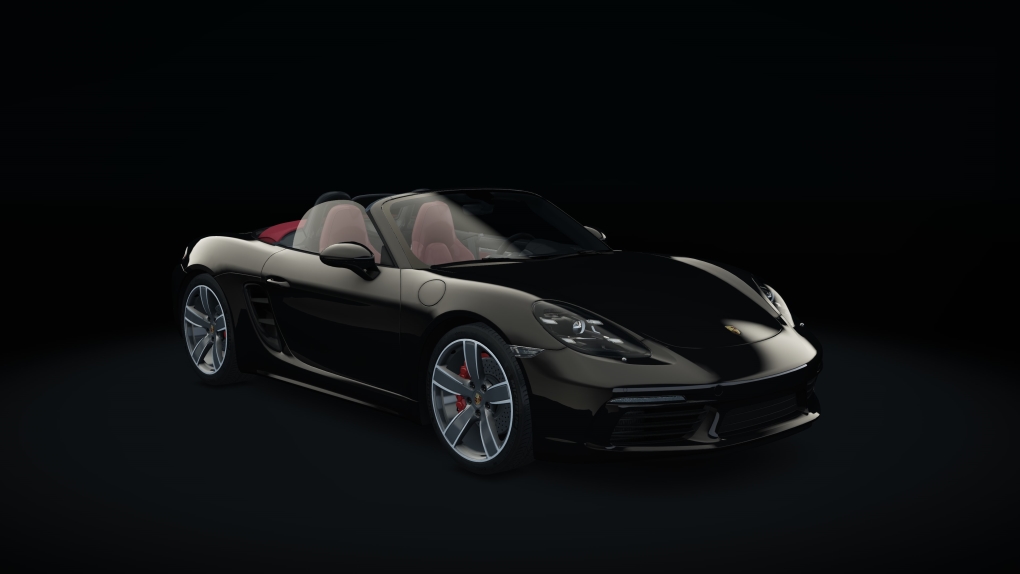 Porsche 718 Boxster S, skin 03_black