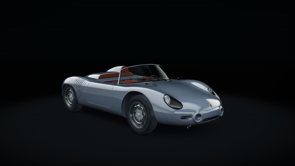 Porsche 718 RS 60 Spyder, skin 04_racing_silver