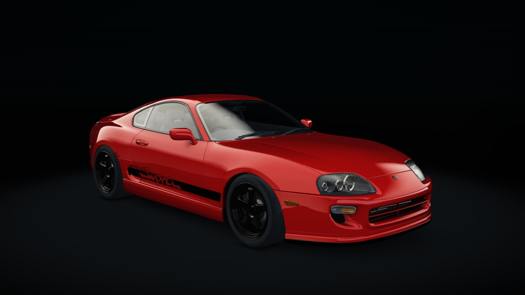 Toyota Supra MKIV Drift, skin 03_red