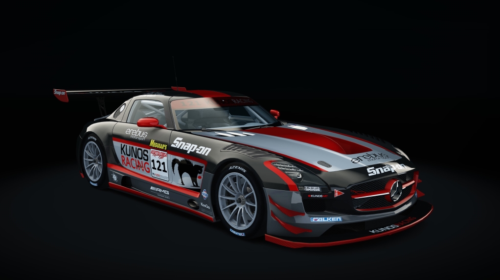 Mercedes SLS AMG GT3, skin kunos_zp_121