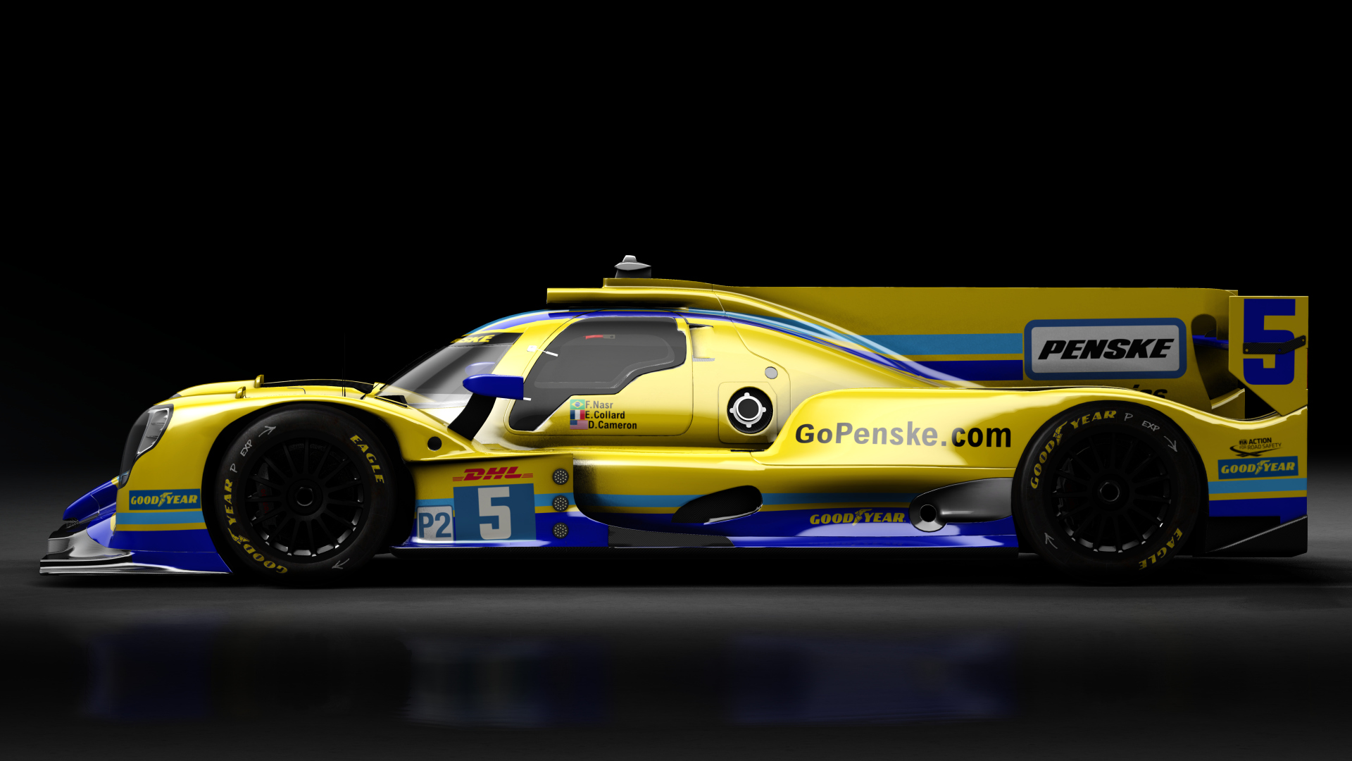 2022 Oreca 07 LMP2, skin 2022 #05 Team Penske WEC