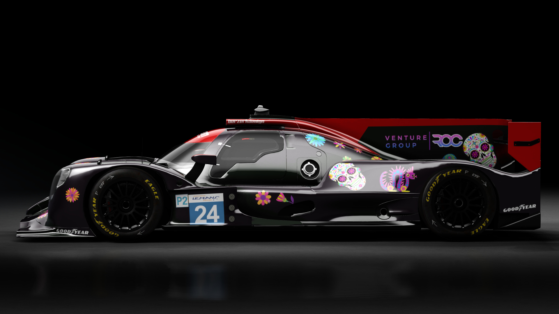 2022 Oreca 07 LMP2, skin 2022 #24 Nielsen Racing ELMS