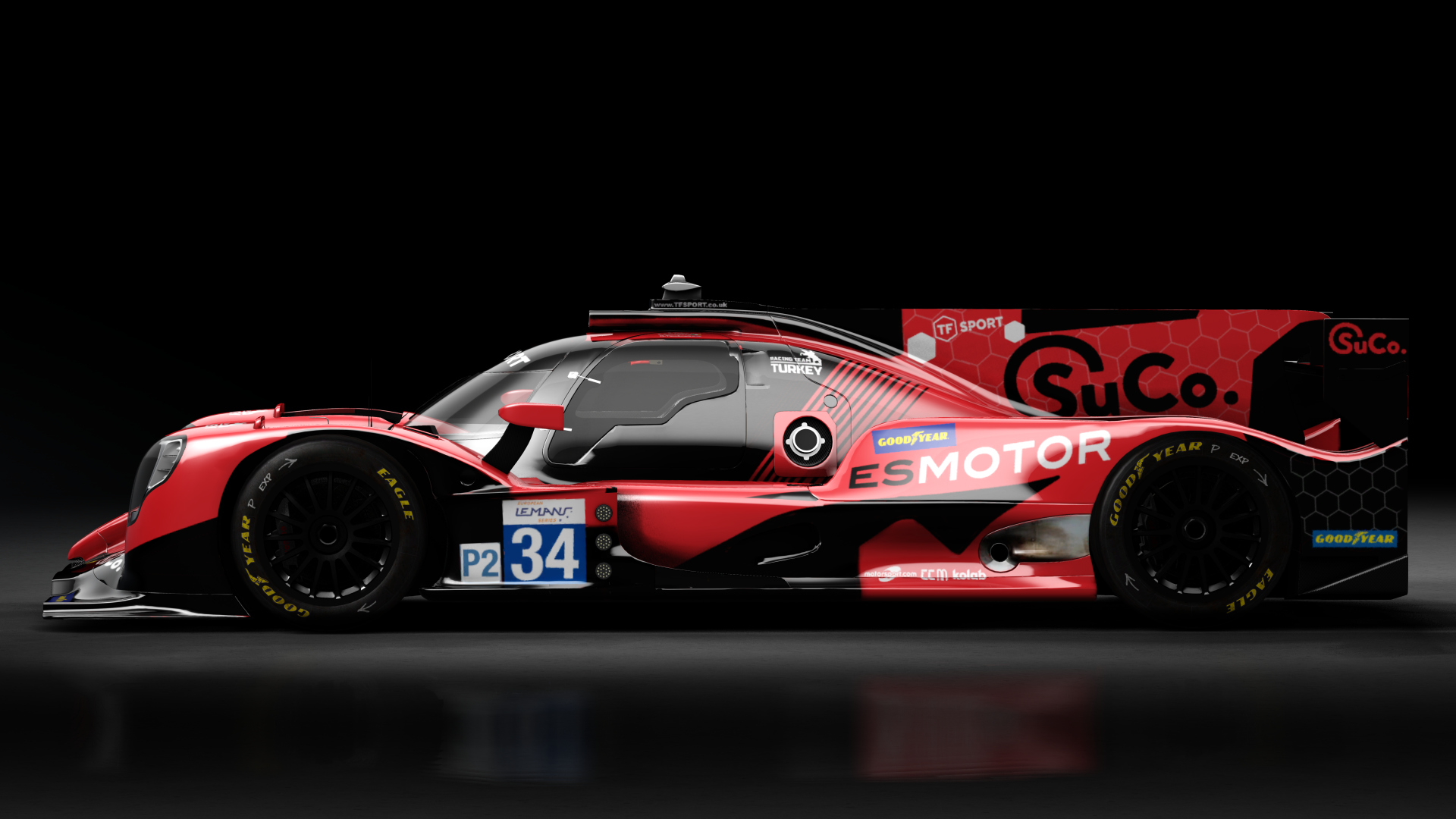 2022 Oreca 07 LMP2, skin 2022 #34 Racing Team Turkey Cerberus ELMS