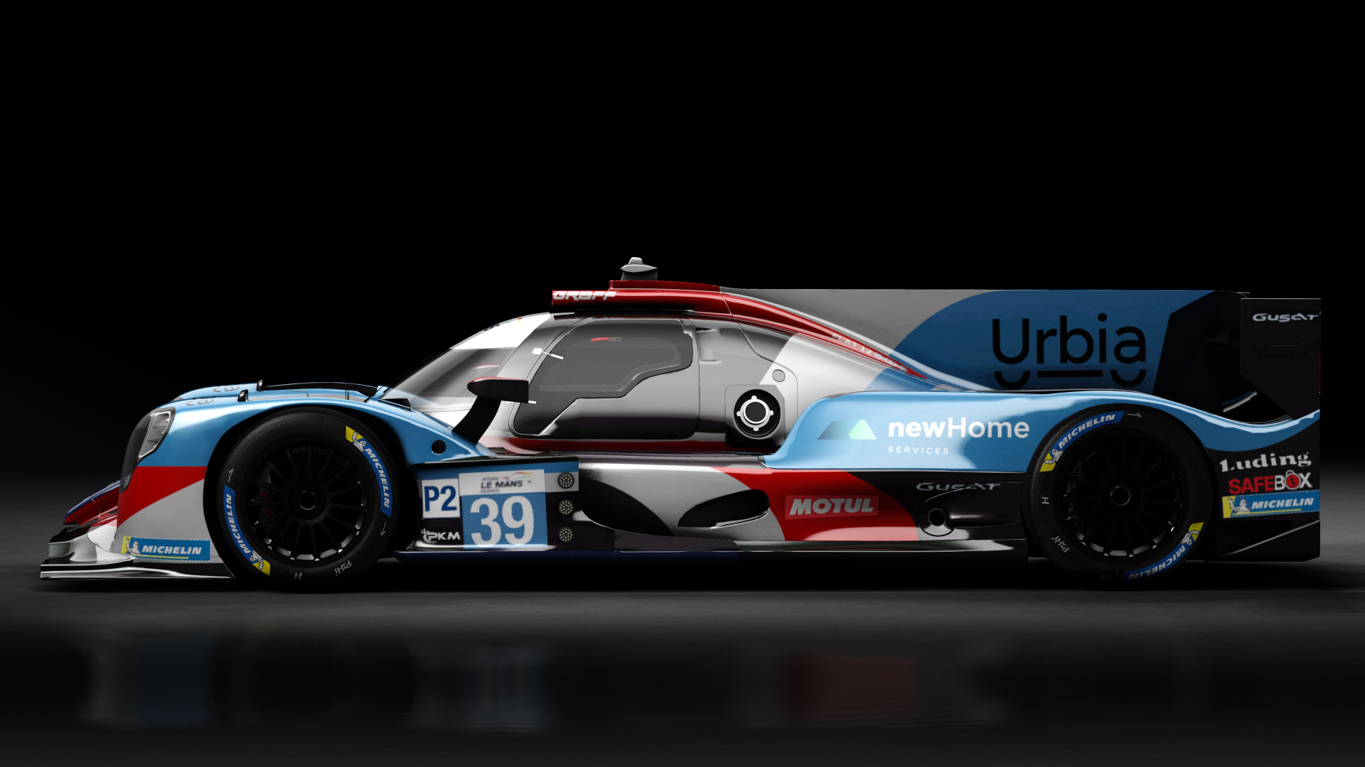 2022 Oreca 07 LMP2, skin 2022 #39 Graff Racing AsLMS