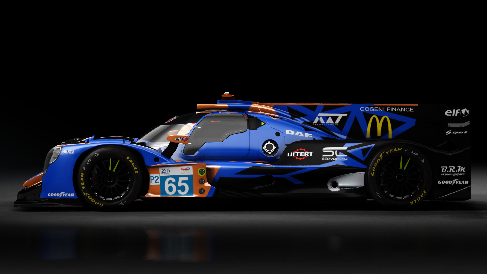 2022 Oreca 07 LMP2, skin 2022 #65 Panis Racing LM24