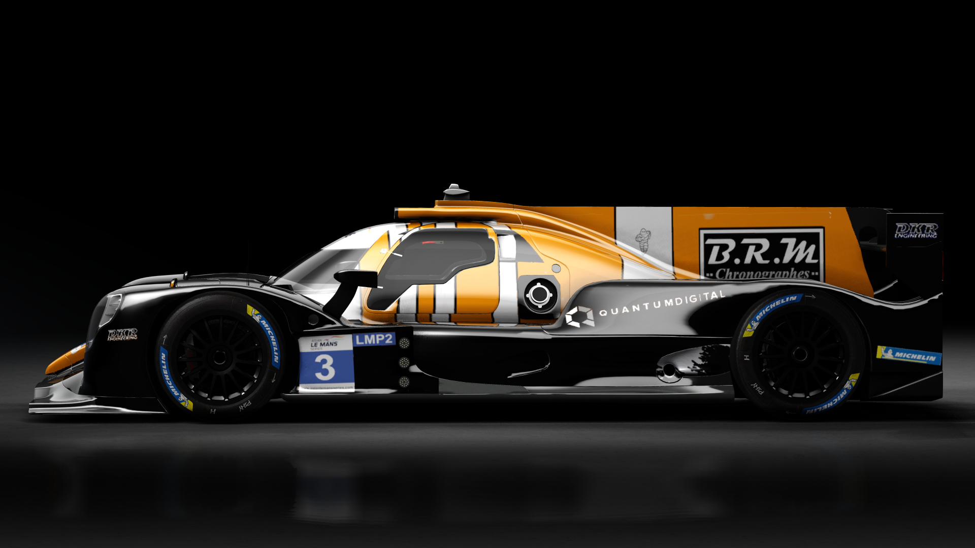 2022 Oreca 07 LMP2, skin 2023 #03 DKR Engineering AsLMS