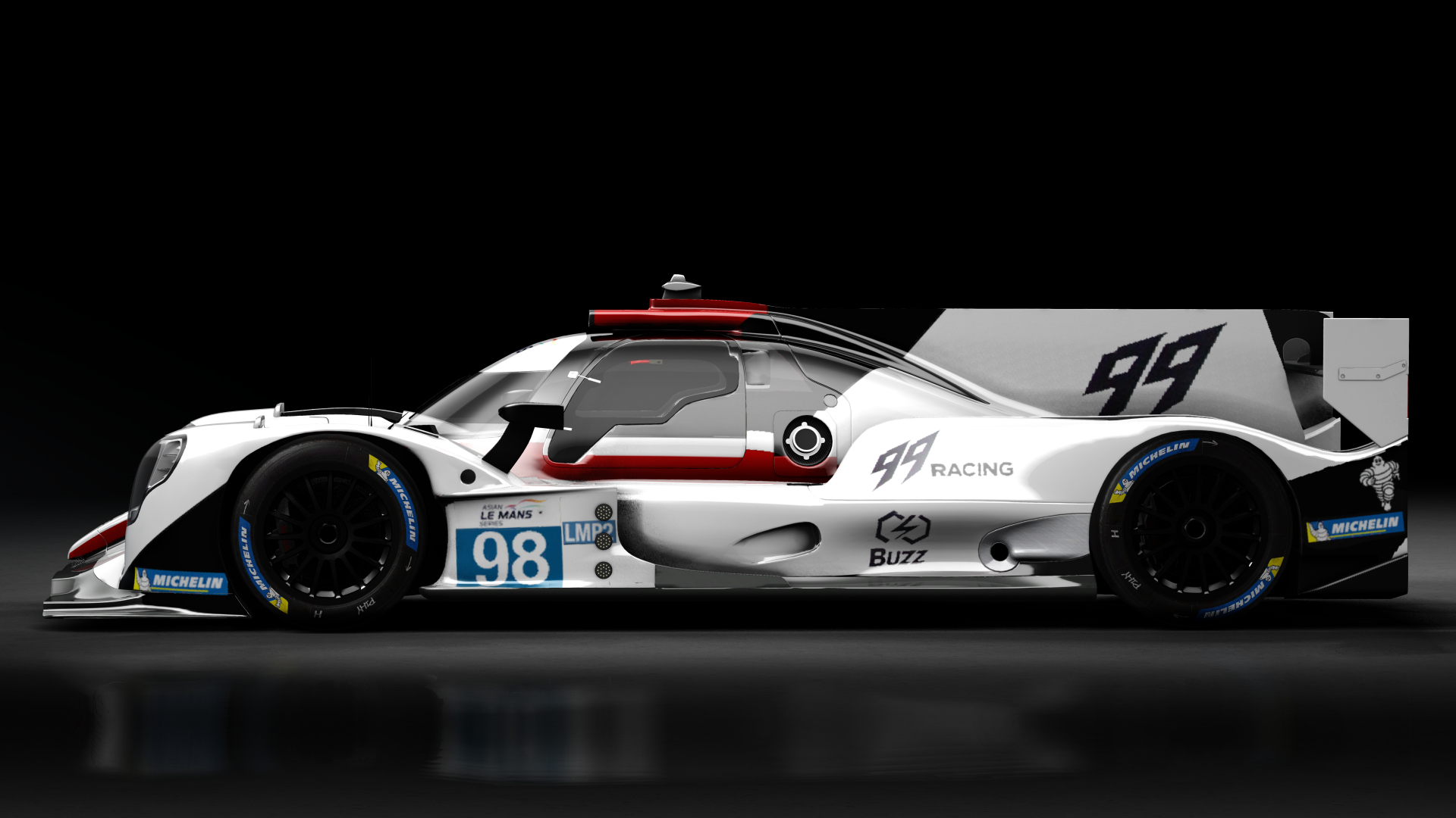 2022 Oreca 07 LMP2, skin 2023 #98 99 Racing AsLMS